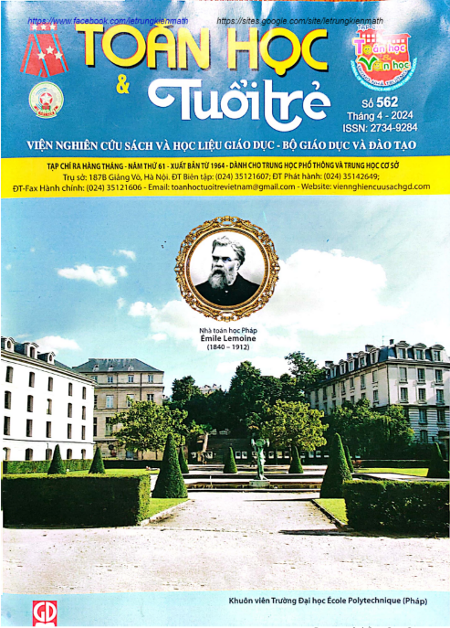 Tạp chí toán học và tuổi trẻ tháng 4 năm 2024